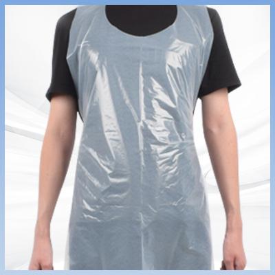 China Waterproof Oil Proof Disposable CPE Apron Plastic Apron For Hospital for sale