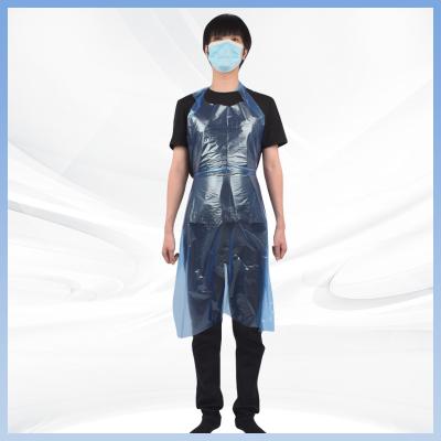 China Kitchen Disposable CPE Aprons Antistatic Wear Resistant for sale