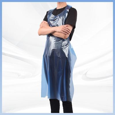 China Hygienic Medical Disposable CPE Apron Waterproof Oilproof for sale