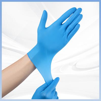 China Wholesale Nitrile Gloves Customized 9 Inches Disposable Nitrile Glove Thickness For Hand Protection for sale