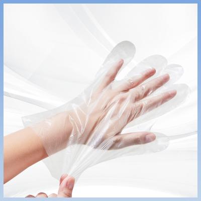 中国 透明な使い捨て可能な手袋のPEの使い捨て可能な手袋のポリエチレンの手袋の食品の取扱 販売のため