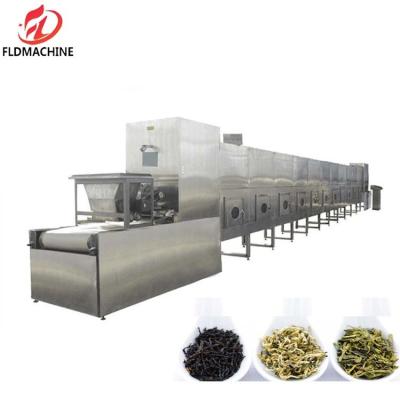 China Stainless Steel Automatic Lonicera Japonica Thunb Tea Flower Tea Drying Machine for sale