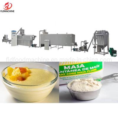 China Baby Food Powder Grains Powder Porridge Production Line 2.5*1.0*2.0 with 380V Voltage for sale