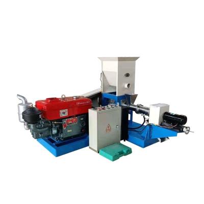 China Portable Diesel Engine Floating Fish Feed Pellet Extruder Easy to Operate and Maintain for sale