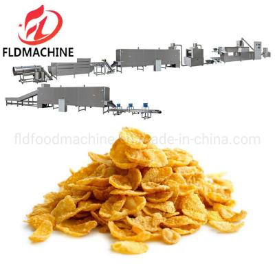 China Snack Bar Factory Twin Screw Extruder Prices Puffed Corn Chips Snacks Food Making Machine Puff Snack Food Extrusion Machine Price for sale