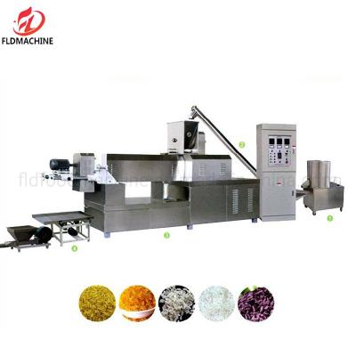 China Stainless Steel Double Screw Extruder for Fortifying Rice in Inverter Speed Controlling for sale