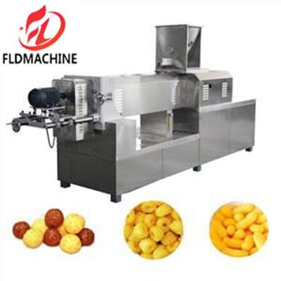 China Puffed Corn Extruder Machine Snack Food Processing Line for sale