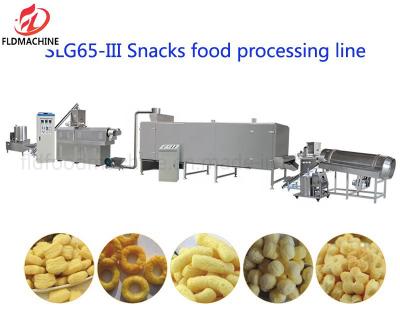 China Cheese Ball Complete Puffed Corn Snacks Production Line featuring Extrusion Technology for sale