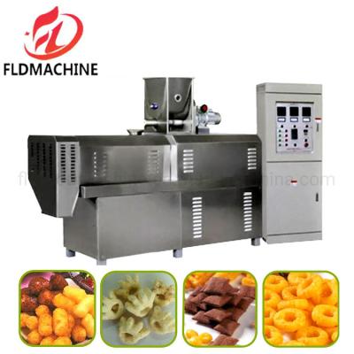 China Electric Small Puff Corn Snacks Making Extruder Machines Puff Rice Processing Line for sale