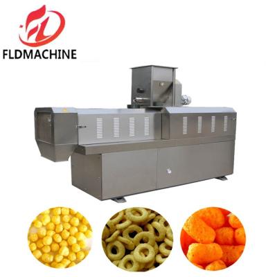 China Inflating Extrusion Corn Snacks Processing Line with Puffed Corn Stick Making Machine for sale