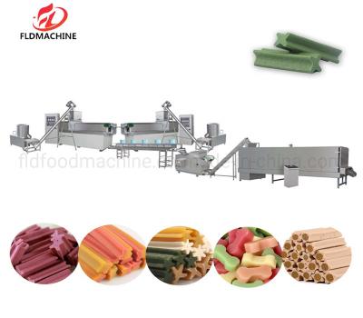 China Chewing Pet Food Processing Line with Delta Electric Parts and 100pieces/Year Output for sale