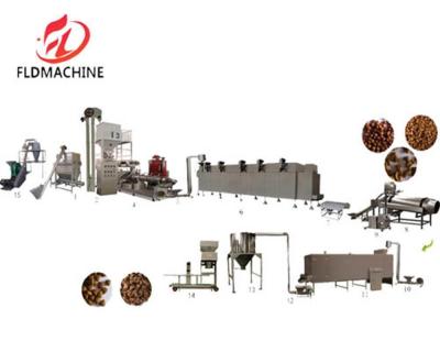 China High Capacity and Full Automatic Dog Food Making Machine with 220-440V Voltage Supply for sale