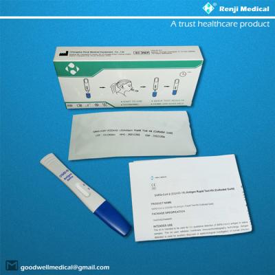 China COVID-19 Over The Counter Rapid Antigen Test GB15979-2002 15 Minutes For Results for sale