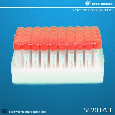 China Sterile Red Top Specimen Collection Tube Flocked Medical Buccal Nylon Material for sale