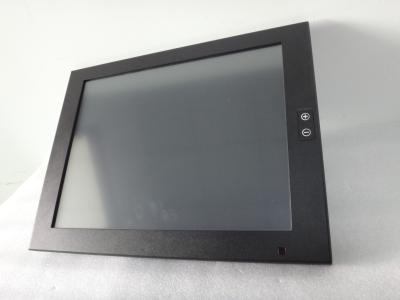 China 17 Inch Waterproof Touch Screen Monitor Brightness Control On Front for sale