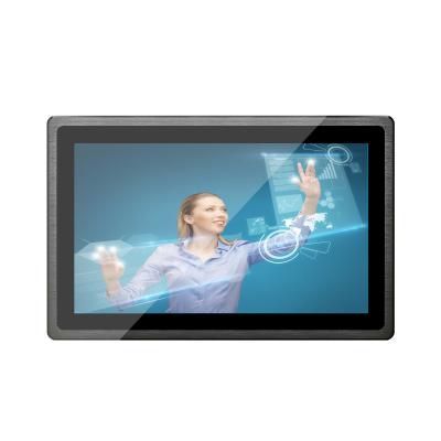 China 21 Inch Industrial Panel Mount PC 1000cd/M2 ARM Based Linux Touch Computer for sale
