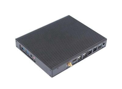 China DIN Rail Industrial Embedded Box PC SATA3.0 M-SATA Dual LAN DC9-36V Input for sale