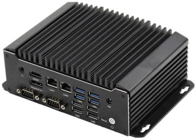 China Side Mounting Mini Box PC Fanless Industrial Computer Windows 11 I5 8265u Whiskey Lake for sale