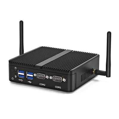 China Compact Industrial Box PC Fanless Embedded Computer Windows 11 Intel J4125 for sale