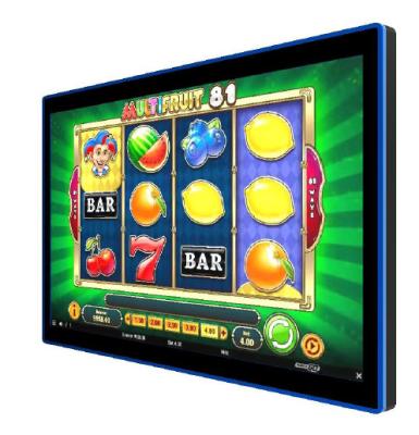 China Monitores de jogos PCAP Touch Casino de última geração de tamanhos múltiplos, design personalizado, Halo, Curved, à venda