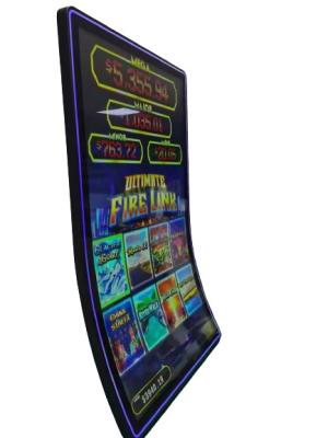 China 43 Zoll gekrümmter Gaming-Monitor J-förmig Casino Touchscreen für Spielautomaten Glücksspielmaschine zu verkaufen