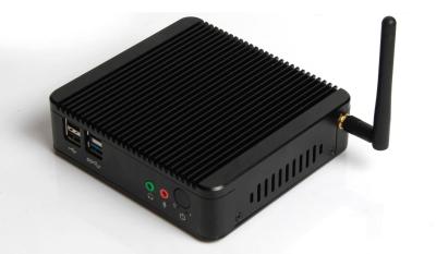 China High Precision Embedded Industrial PC / Fanless Embedded Computer 2GB for sale
