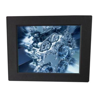China 10.4 Inch IP65 Industrial Panel Mount Monitor 300nits With Aluminum Front Bezel for sale