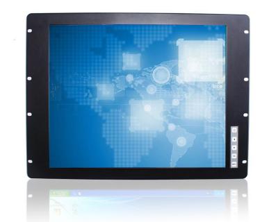 China Industrial 19 Rack Mount Monitor / LCD Panel Embedded Mount With VGA Input for sale