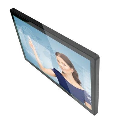 China 18.5 inch industrial flush mount PCAP touchscreen LCD Monintor Display with DVI,VGA,HDMI input for koisk, gaming for sale