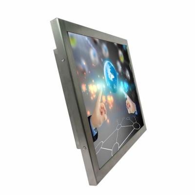 China 15'' Rugged LCD Monitor Touchscreen 1024*768 Resolution For Industry for sale