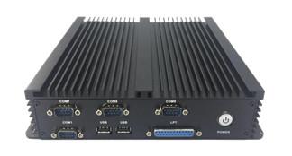 China Industrial Grade Fanless Embedded Industrial PC Max 9 USB 8 COM Ports for sale