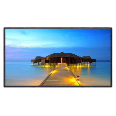 China 86 o DP do monitor do LCD do quadro aberto de grande formato da polegada 4K entrou o tela táctil do controlo a distância RS232 à venda