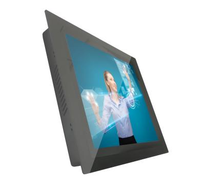 China 17 Inch Industrial Panel Mount Monitor Pcap Touch Flat Screen Long Life Cycle for sale