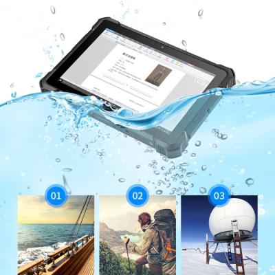 China IP67 Waterproof Industrial Tablet PC 500nits IPS With GPS NFC RFID for sale