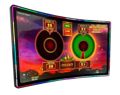 China Entschließung 4K 43 Zoll gebogener Touch Screen Monitor des Monitor-PCAP für Spiel zu verkaufen