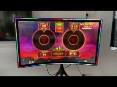 AC240V 43in Curved Gaming Monitor 3840x2160 For Slot Casino