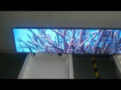 59 Inch Ultra Wide Stretched Bar LCD Monitor Anti - Shock Steel Chassis