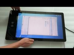 21.5inch PCAP touch Panel PC with NFC RFID reader portrait