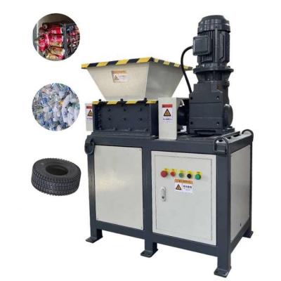 China Dual Shaft Industrial Garden Waste Shredder Low Noise Glass Crushing Equipment for sale