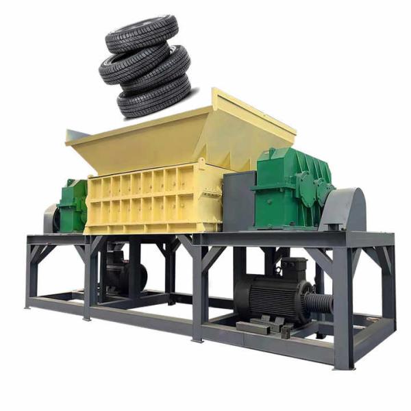 Quality Multifunctional Rubber Tyre Shredder Machine Low Noise Wood Pallet Shredder Machine for sale