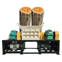 Quality 380V Heavy Duty Wood Shredder Machine Twin Shaft Wooden Pallet Shredder for sale