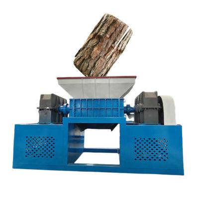 China Triturador de madera de doble eje de trabajo pesado de 7,5 kW para raíz de árbol / hoja de árbol en venta