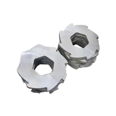 China Máquina de trituración de metales Cuchillas de reciclaje Cuchillo angular Grinder Cuchillas de corte de acero en venta