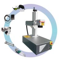Quality JPT 3D Portable Fiber Laser Marker Jewelry Stainless Steel Laser Marking Machine for sale