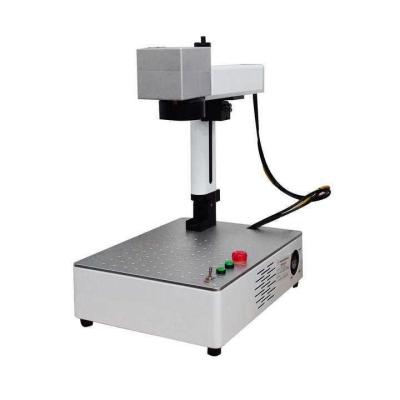 China Mini Jpt CO2 Metalen Zilveren Goudvezel Laser Markering Gravure Machine 30W 50W 100W Te koop