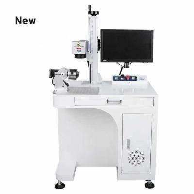 China JPT Fiber Laser Marker Machine for Metal Ring Sliver Jewelry Plastic ABS MC for sale