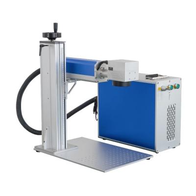 China Portable Desktop Fiber Laser Marking Machine Engraving Printing Machine for sale