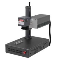 Quality UV Fiber Laser Marking Machine , Desktop Portable Laser Marking Machine For for sale