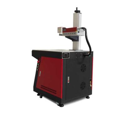 China 7000mm/s UV Laser Marking Machine 3W For Plastics Ceramic Leather Jeans for sale