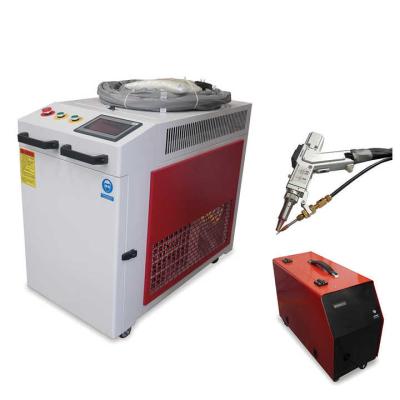 China Pequena máquina de soldagem a laser de fibra portátil 4 In 1 1000*800*1500mm à venda
